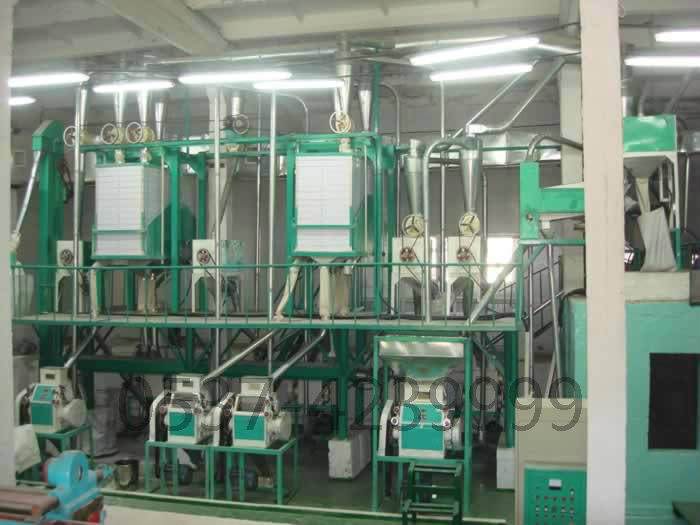 蒙古國(guó)40噸成套面粉機(jī)組成功案例